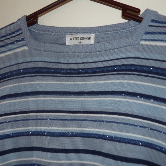 Alfred Dunner Glitter Sweater Sz S - Picture 2 of 5